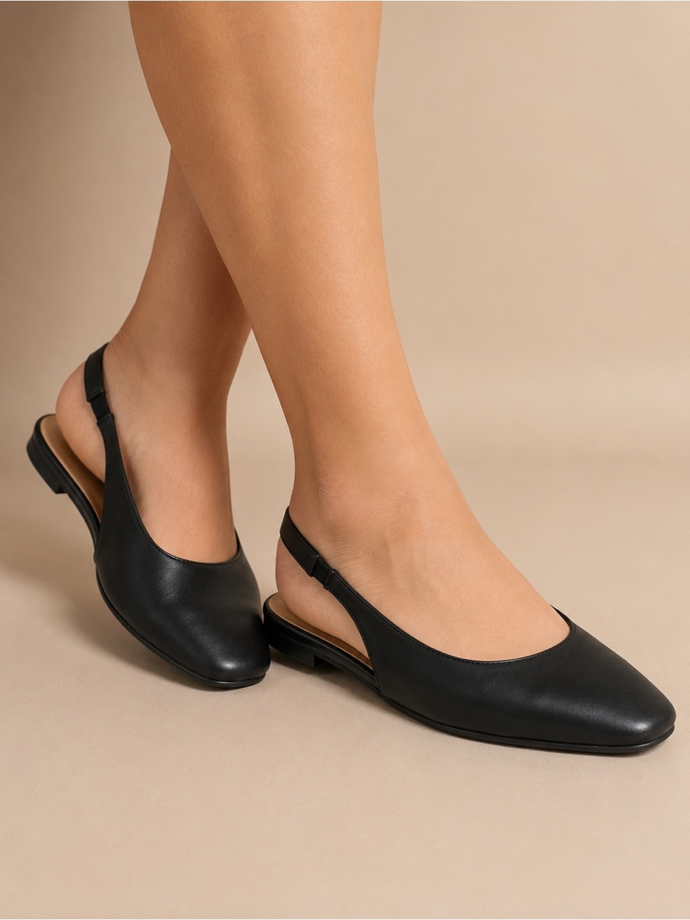 KENSIE Felice Black Slingback Flats | NWT | Women’s Size 11